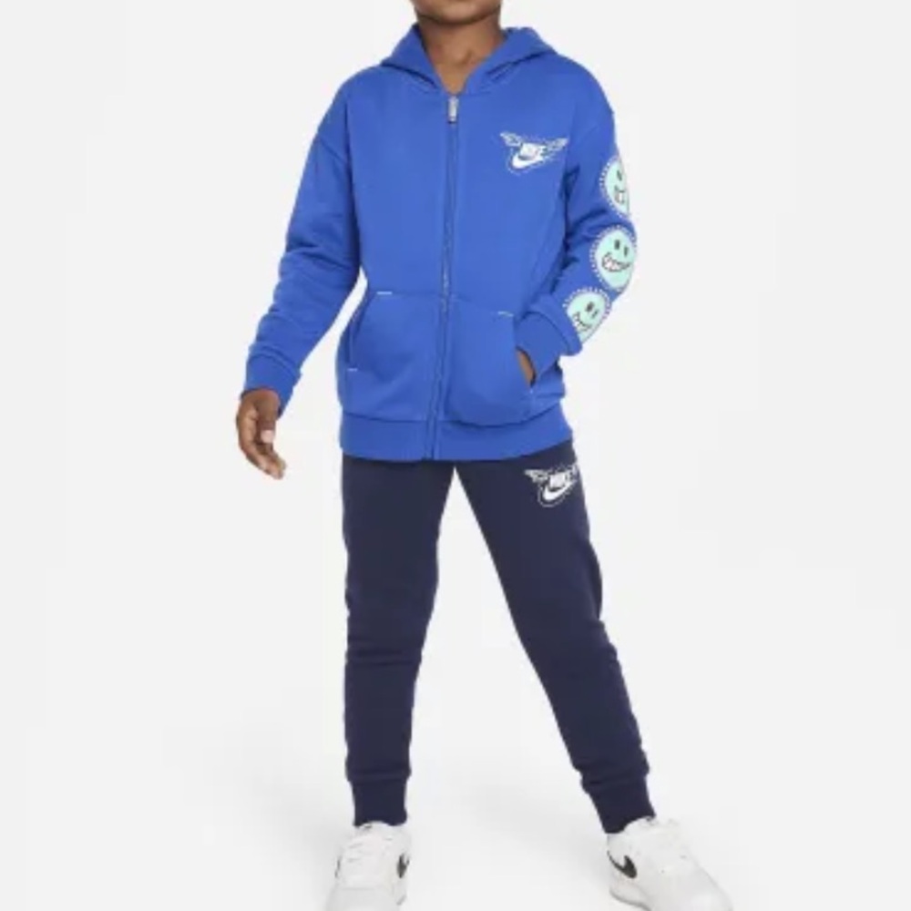 Nike Kids Blue and Navy Matching Set